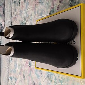 New Women's Black Ankle Boots by Seven dials. Size 8.5 medium